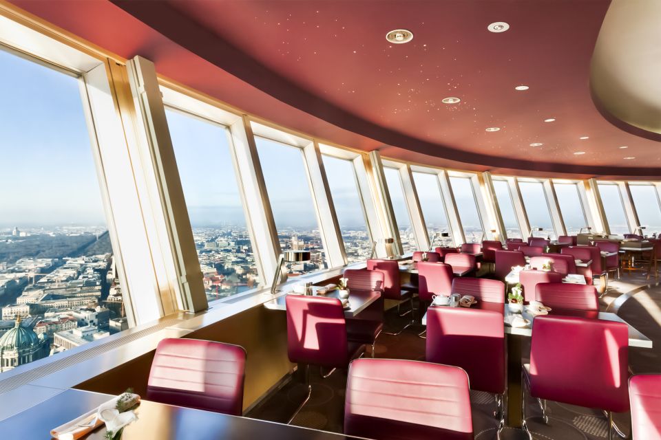 Berlin: TV Tower Window Seat Restaurant Ticket & Fast View | GetYourGuide