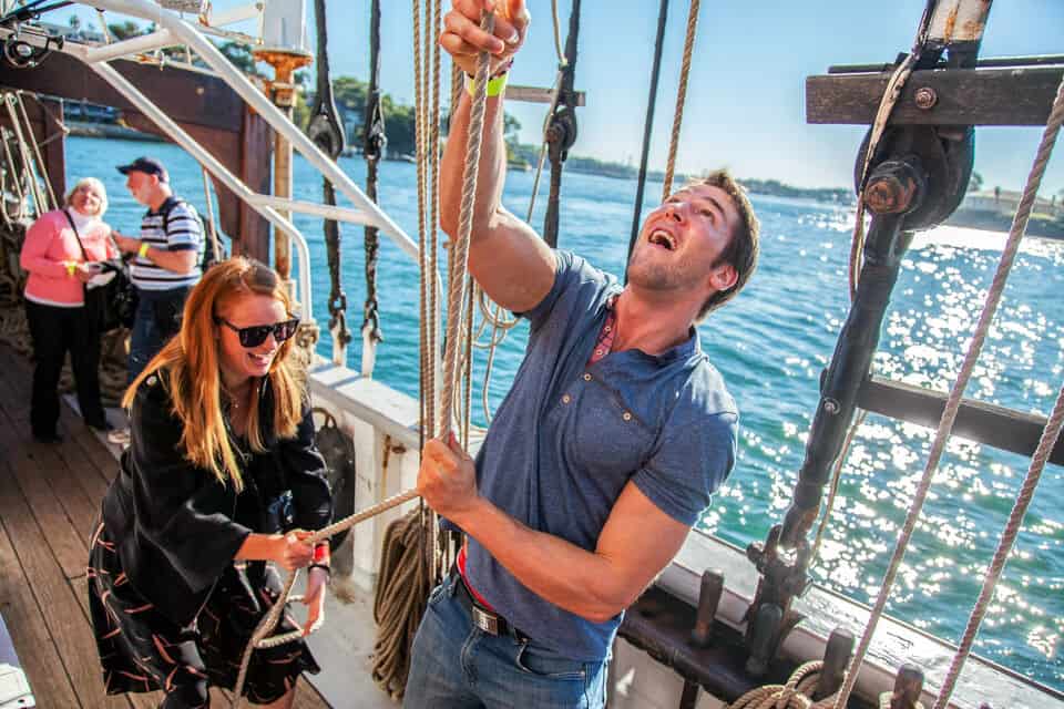 Sydney Harbour: Tall Ship Lunch Cruise | GetYourGuide