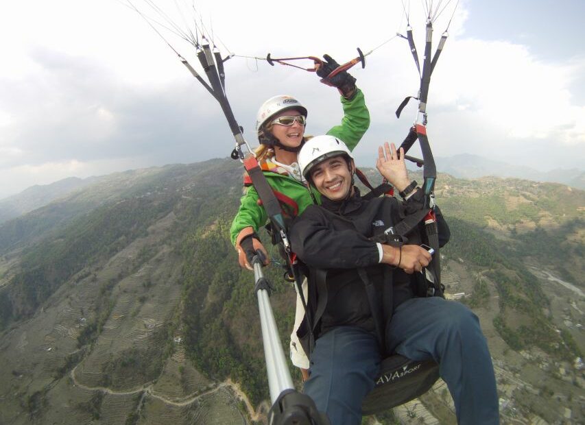 Tandem Paragliding in Pokhara
