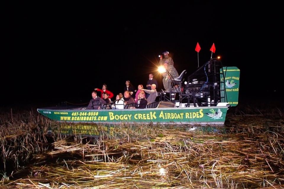 Kissimmee: Boggy Creek Everglades Night Airboat Tour Ticket | GetYourGuide