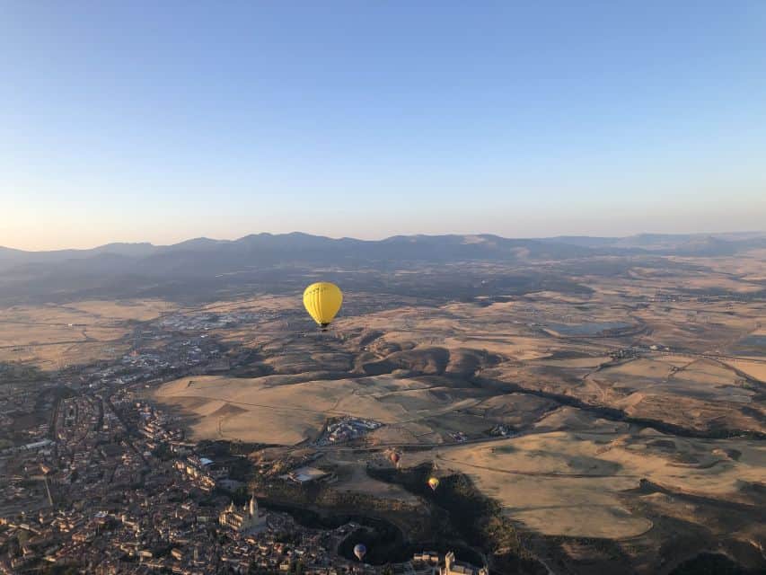Segovia: Hot Air Balloon Flight with Food and Cava | GetYourGuide