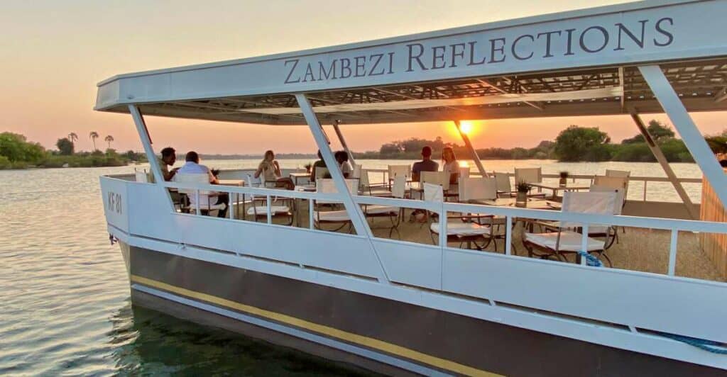 from victoria falls sunset dinner cruise