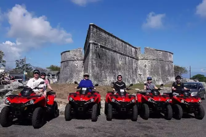 ATV Island Tour (Beach Break, Lunch,Tropical Drinks with free pickup,drop off)
