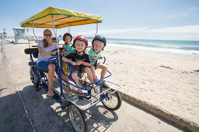 4-Wheel Surrey Cycle Rental in Long Beach Shoreline Village