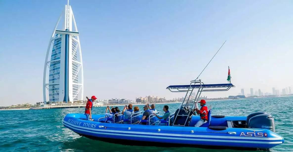 Dubai Speedboat Tour: Marina, Atlantis, Palm & Burj Al Arab | GetYourGuide