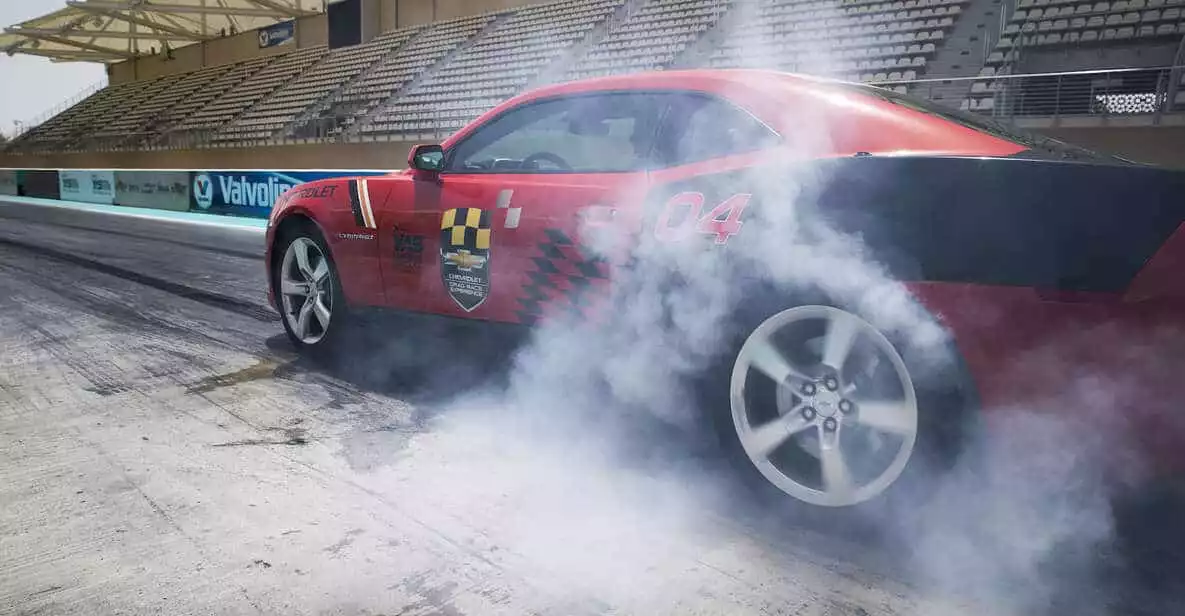 Abu Dhabi: Chevrolet Camaro Drag Driving Experience | GetYourGuide