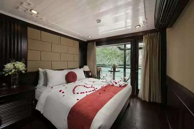 All-Inclusive 2 Day/1 Night Cruise with Meals, Kayaking, Caving, Beach in Halong
