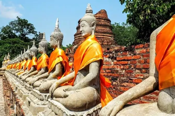 Ayutthaya Ancient Capital Tour from Bangkok with Grand Pearl River Cruise