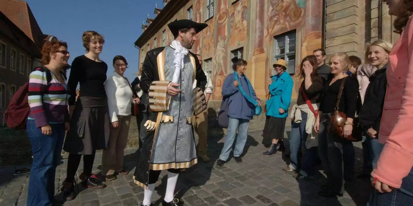 Bamberg: 1-Hour Theatrical Humor Tour with Costumed Guide | GetYourGuide