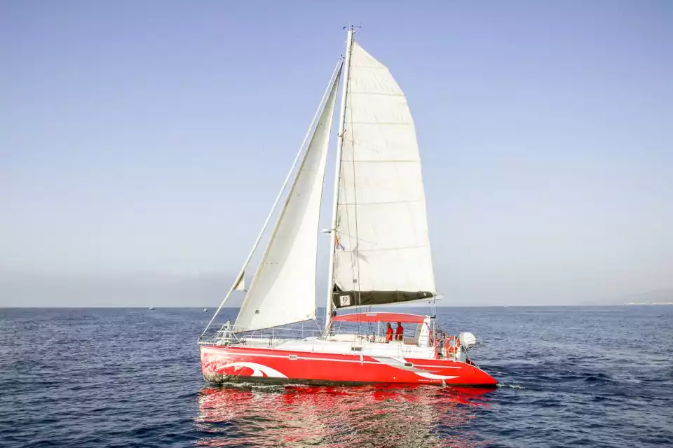 Barcelona: Small-Group Catamaran Cruise with Sunset Option | GetYourGuide