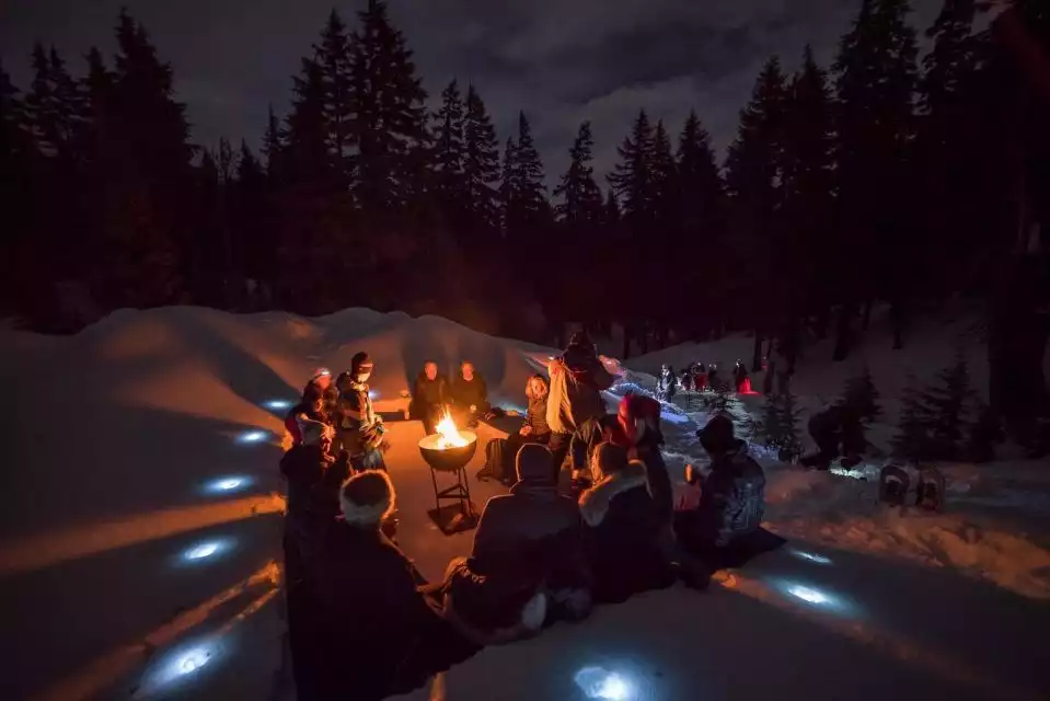 Bend: Cascade Mountains Snowshoeing Tour and Bonfire | GetYourGuide
