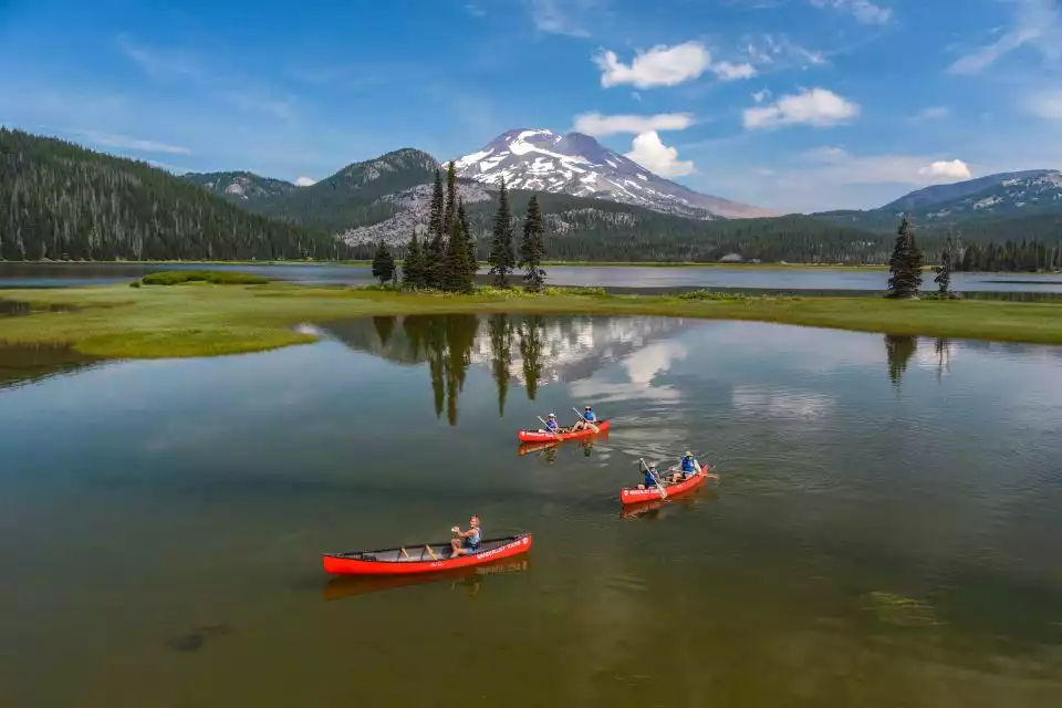 Bend: Half-Day Brews & Views Canoe Tour on the Cascade Lakes | GetYourGuide