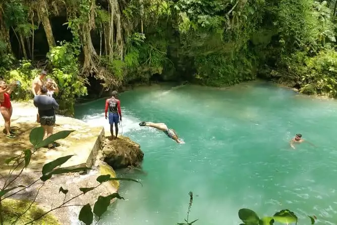 Blue Hole/Secert falls and Dunns River Combo Tour