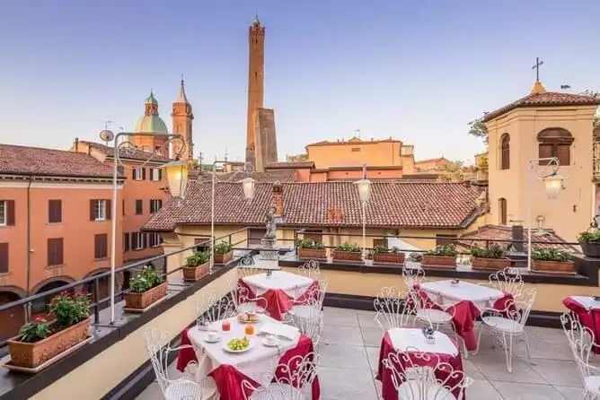 Italian Wine Tasting on the Panoramic Terrace in Bologna