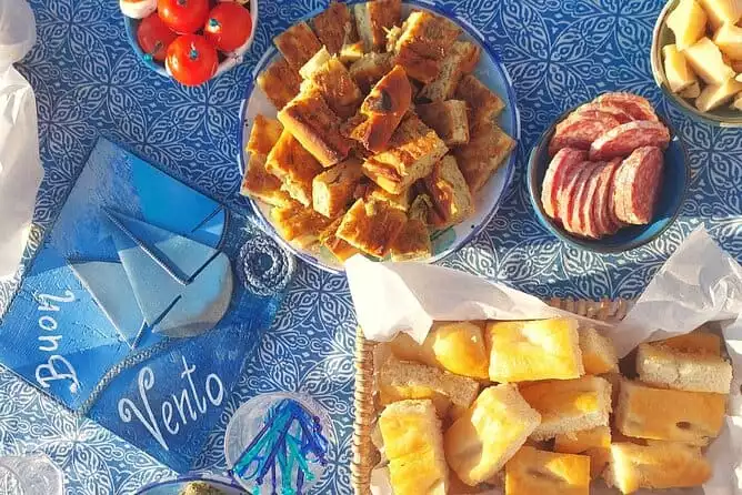 Cinque Terre tour with a traditional ligurian gozzo from Monterosso