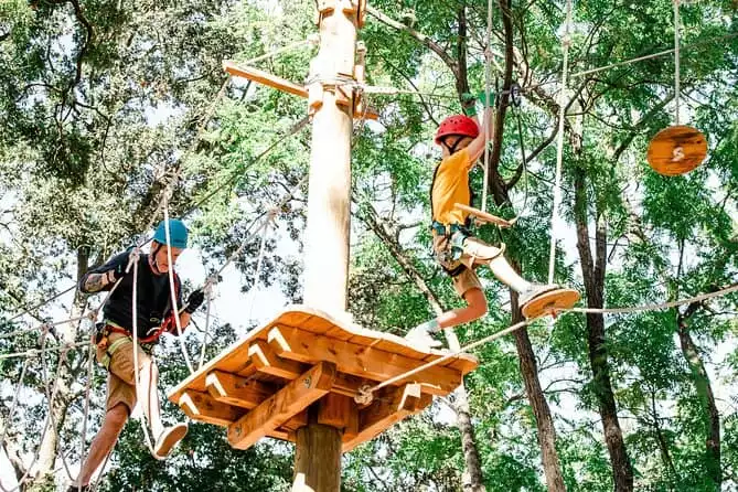 2-Hour Climbing and Ziplining in West Sacramento