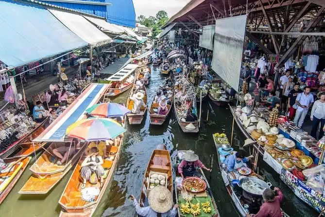 Damnoen Saduak Floating Market & Ayutthaya Full Day Tour from Bangkok