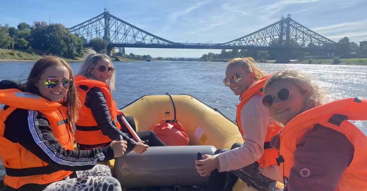 Dresden: Inflatable Boat Tour of the Old Town | GetYourGuide