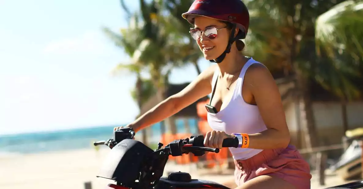 From Cancún: ATV Jungle Trail Adventure and Beach Club | GetYourGuide