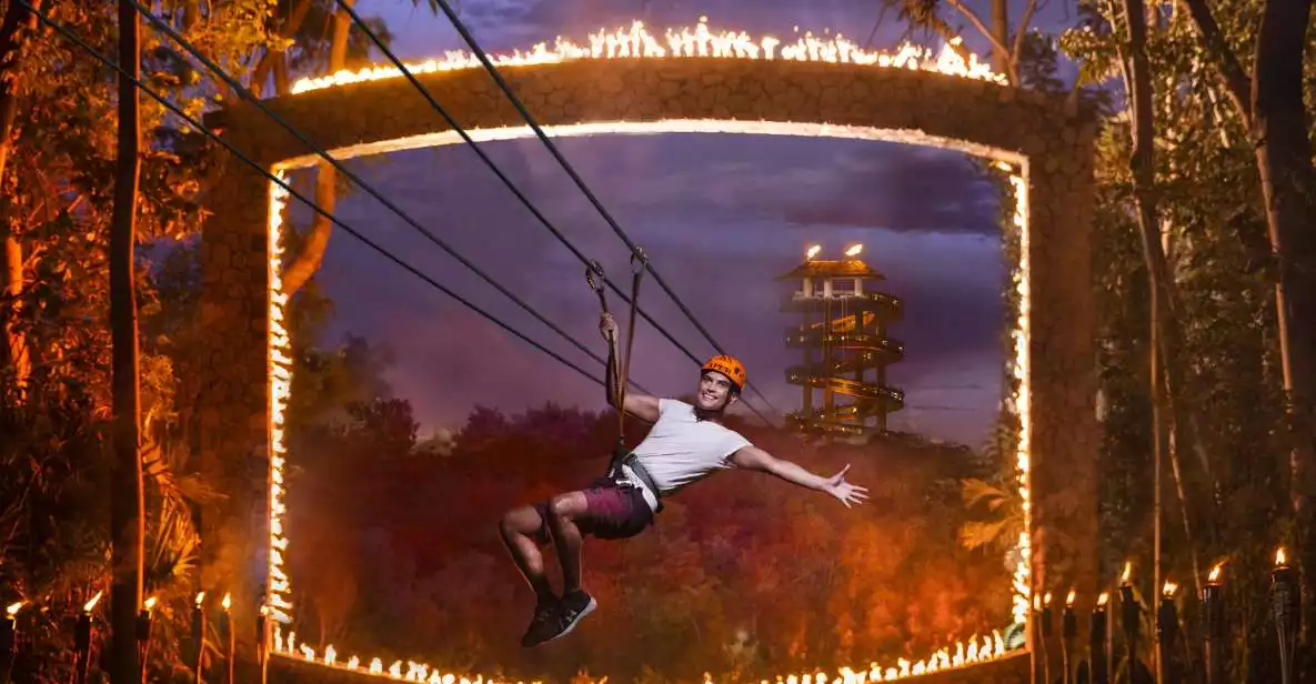 From Cancun & Riviera Maya: Xplor Fuego At Night & Transport | GetYourGuide