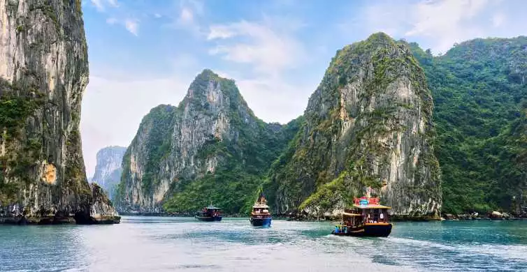 From Hanoi: Halong Bay Deluxe Full-Day Trip by Boat | GetYourGuide