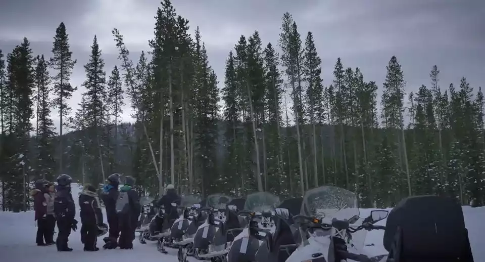 From Jackson: Brooks Lake Snowmobiling Tour | GetYourGuide