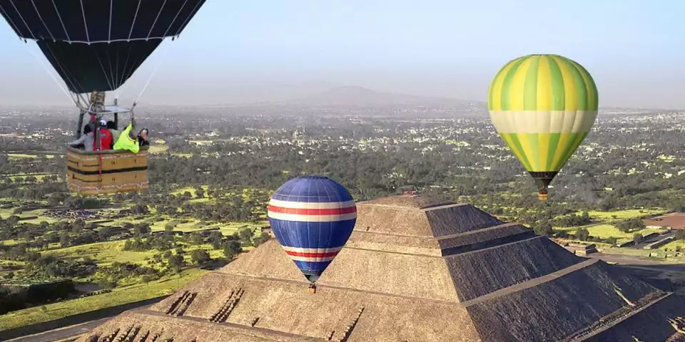 From Mexico City: Hot Air Balloon & Walking Teotihuacan Tour | GetYourGuide