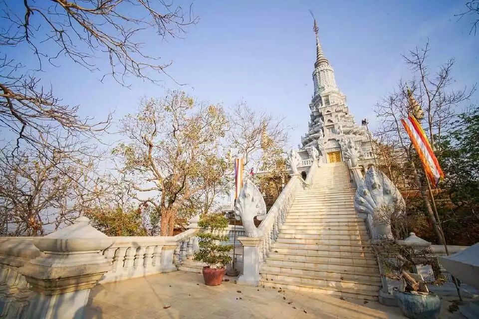 From Phnom Penh: Oudong Stupas & Silver Smith Village | GetYourGuide