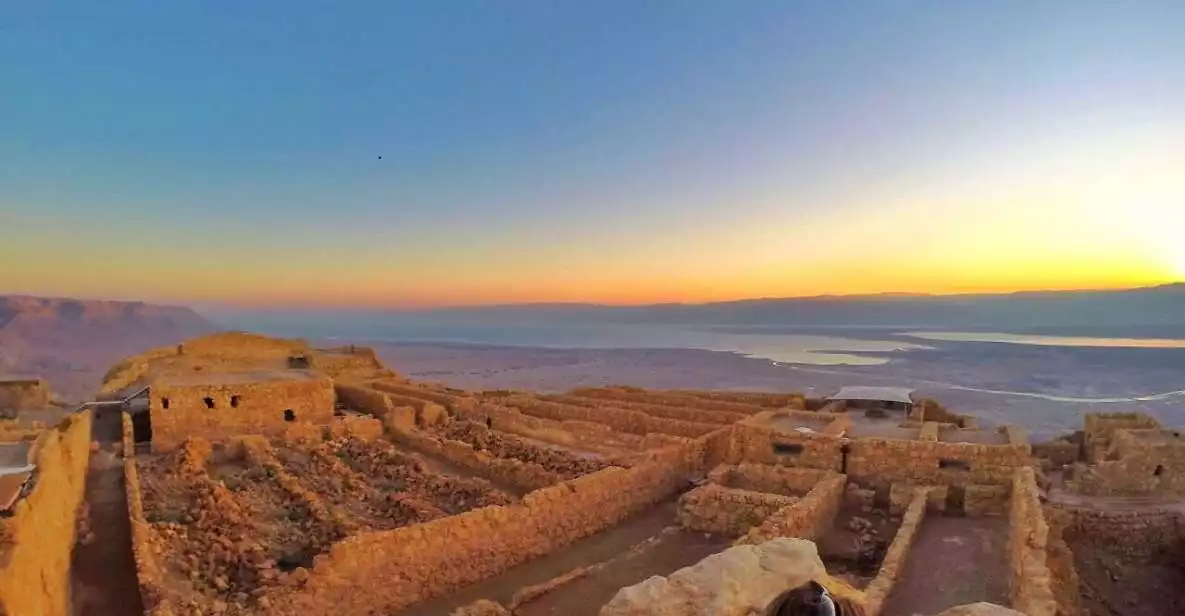 From Tel Aviv/Jerusalem: Masada Sunrise, Ein Gedi & Dead Sea | GetYourGuide