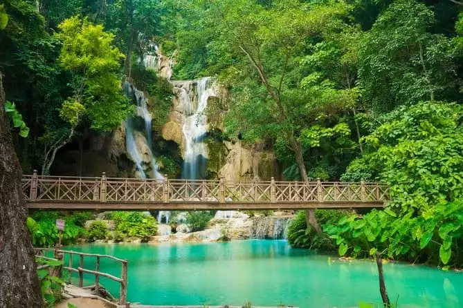 Full Day Tour To Pak Ou Caves, Traditional Village & Kuang Si Waterfall