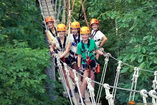 Fully Guided Zipline Canopy Tour through Kentucky River Palisades