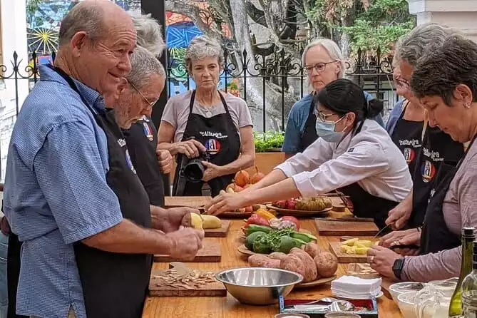 Cooking Class in Quito with chef + Market Tour with Andres the owner + transport