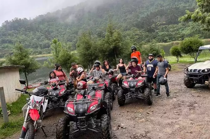 Guided ATV Tour Laguna Verde de Apaneca in El Salvador