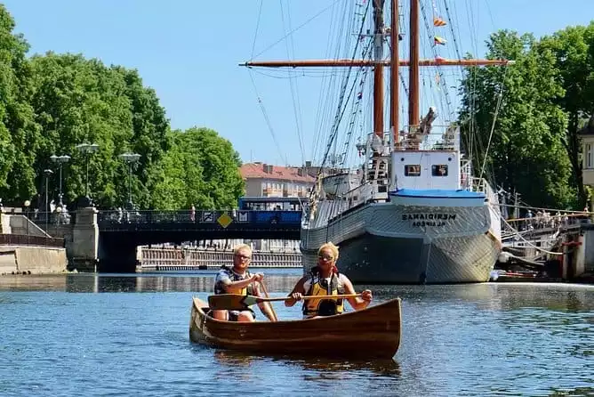 Handcrafted canoe tour in Klaipeda