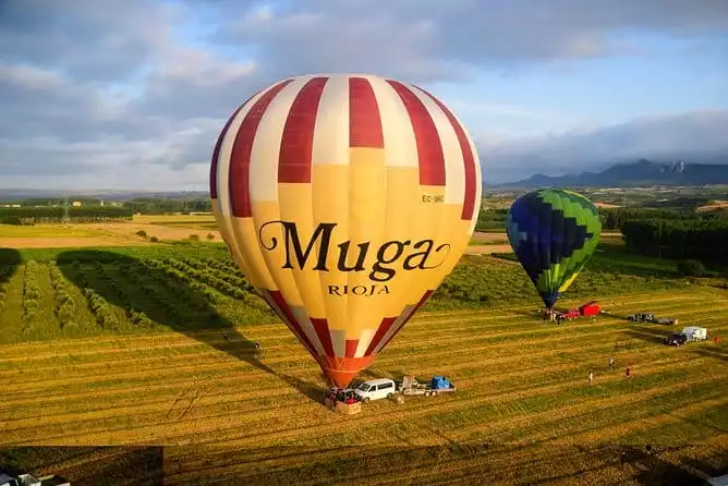 Hot Air Balloon Flight over the vineyards of the Rioja Wine Country