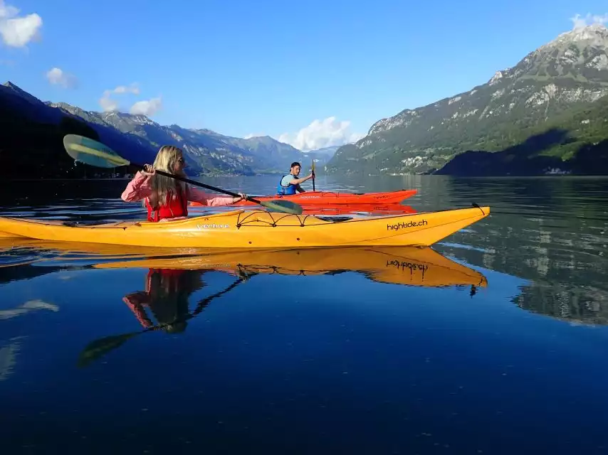 Interlaken: Kayak Tour of the Turquoise Lake Brienz | GetYourGuide