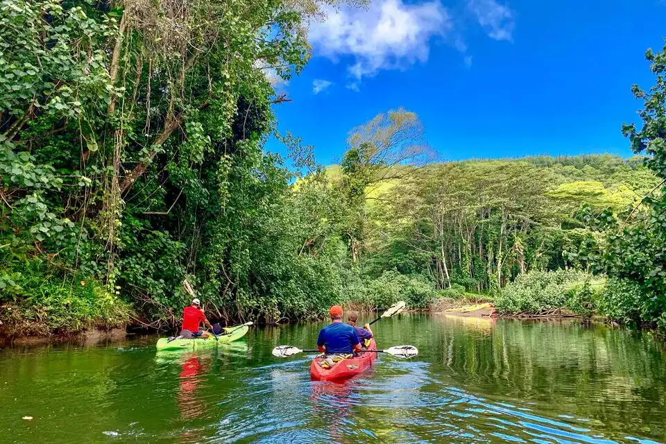 Kauai: Wailua River Kayak & Hiking Tour to Secret Falls | GetYourGuide
