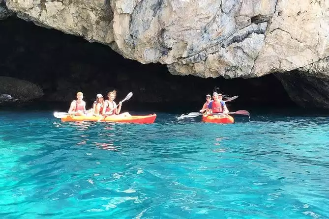 Kayak and Snorkeling Tour in Acantilados de Cerro Gordo-Maro Natural Park