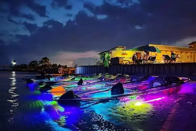 Night Glow Kayak Paddle Session in Navarre Beach