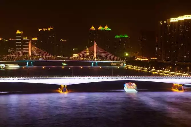 Pearl River Night Cruise & Eveing Tour in Guangzhou with Private Transport
