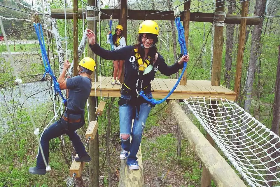 Pigeon Forge: Smoky Mountains Rope Obstacle Course Adventure | GetYourGuide