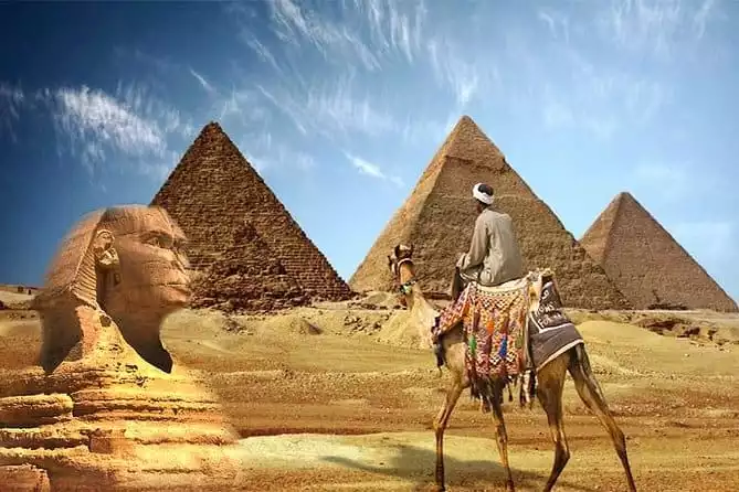 All inclusive Private Trip Giza Pyramids,Sphinx,Camel-Ride,Lunch,Entrance fees