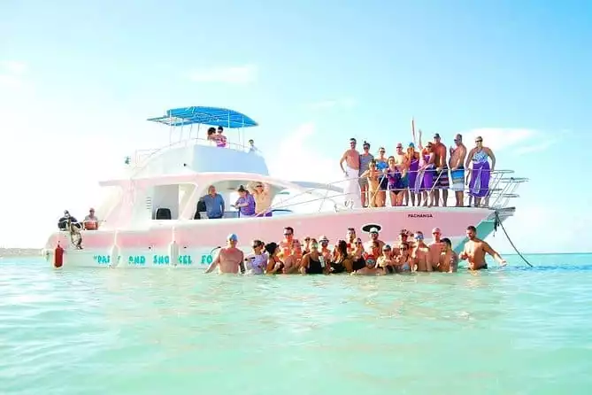 Punta Cana Private Catamaran & Party Boat with Water Slide and Open Bar