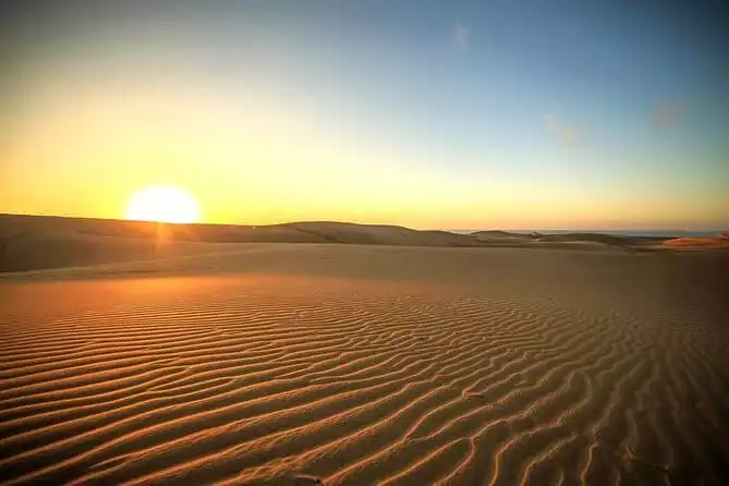 (Private Tour)Sunrise Desert Safari Dune Bashing, Camel Ride, Sand Boarding .
