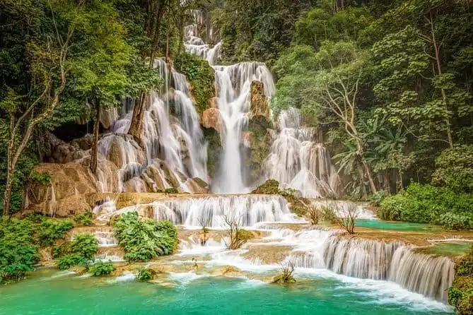 Private Luang Prabang City Tour & Joint in Kuang Si Waterfalls Tour