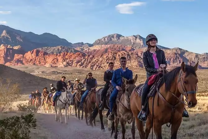 Red Rock Canyon Sunset Horseback Ride and Barbeque