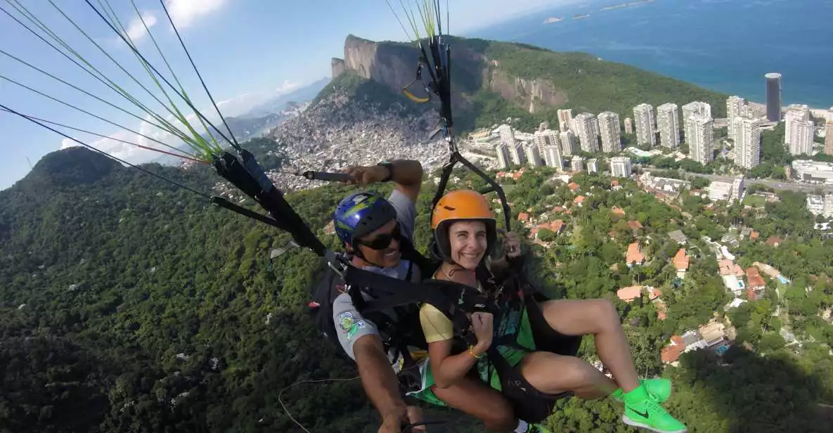 Rio de Janeiro: Tandem Paragliding Flight | GetYourGuide