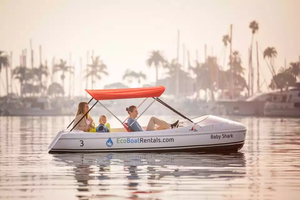 San Diego Bay: Eco-Pedal Boat Rental | GetYourGuide