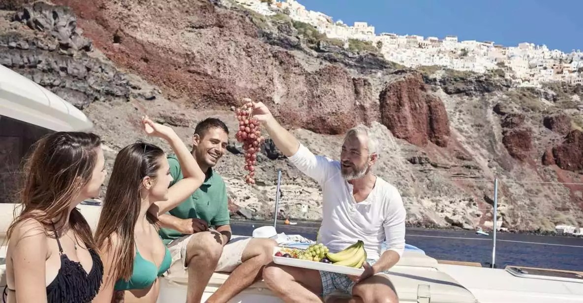 Santorini: Private Day Cruise with Catamaran | GetYourGuide