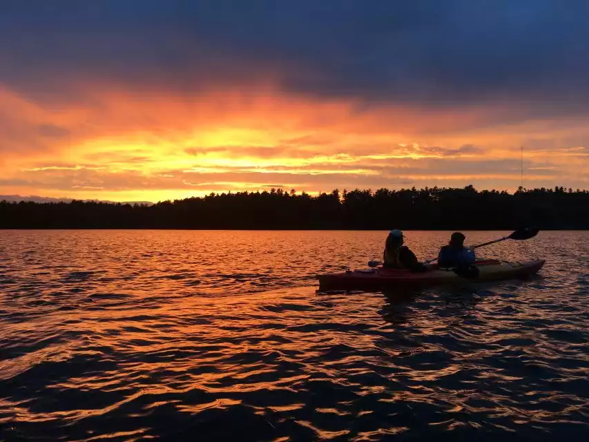 Sebago Lake: Guided Sunset Kayak Tour | GetYourGuide